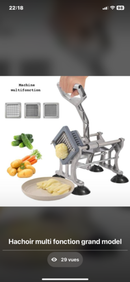 Machine coupe légumes 
