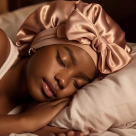 Bonnet en satin