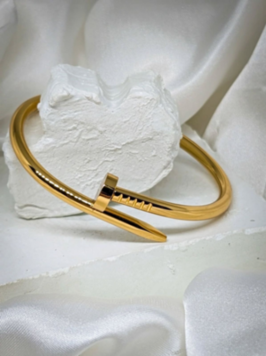 Bracelet style cartier dorée 