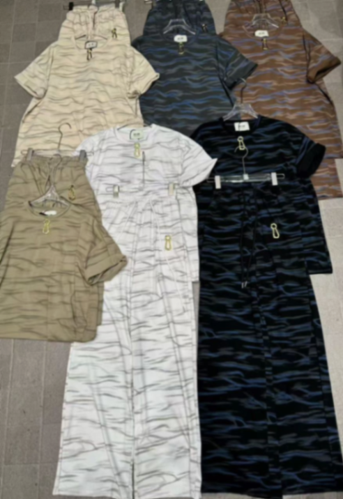 Ensemble bas large  coton 